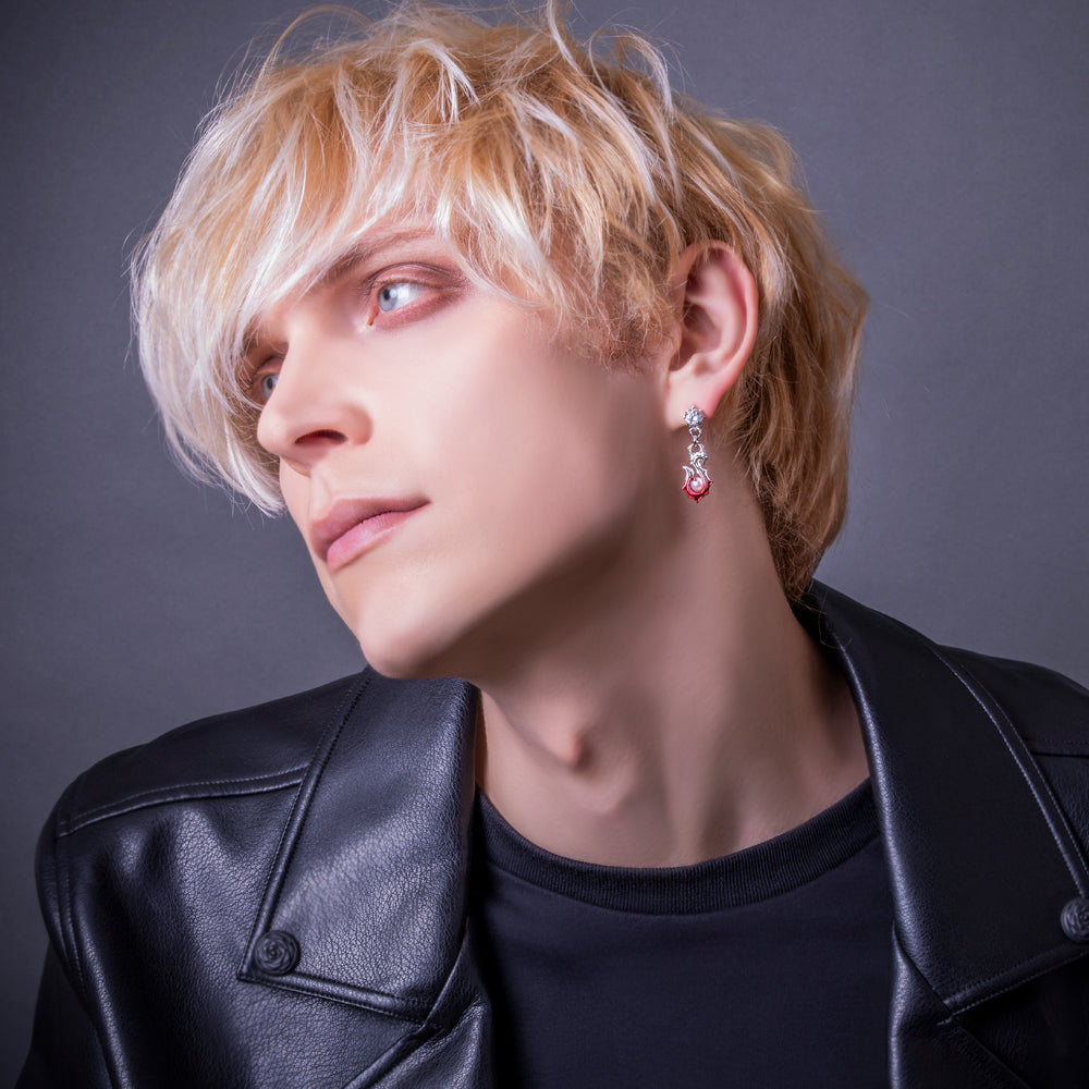 アルテミスキングス ARTEMISKINGS 赤彩フィッシュフックピアス 片耳分 AKE0121