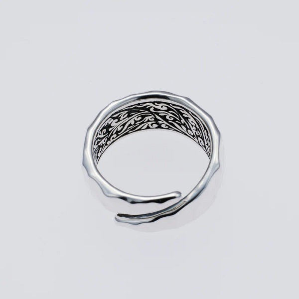 ZOCALO ソカロ 槌目リング:Leaf