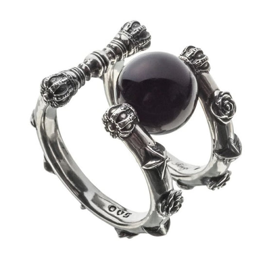 アルテミスキングス ARTEMISKINGS オニキスローズスターイヤーカフ 片耳分 AKE0130