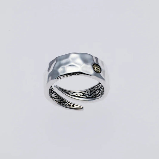 ZOCALO ソカロ 槌目 リング ダブル ドージェ Hammered Texture Ring Double Dorje