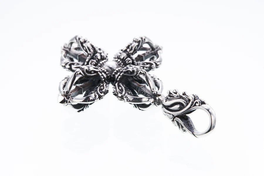 ZOCALO ソカロ チベタン ドラゴン ダブル ドージェ ペンダント(L) Tibetan Dragon Double Dorje Pendant(L)