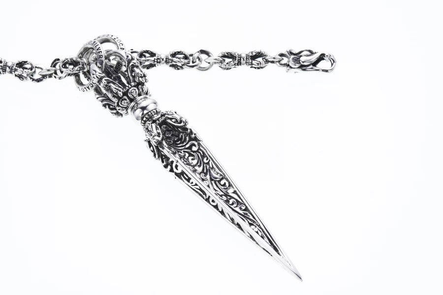 ZOCALO ソカロ チベタン ドラゴン ドージェ ダガー ペンダント(L) Tibetan Dragon Dorje Dagger Pendant(L)