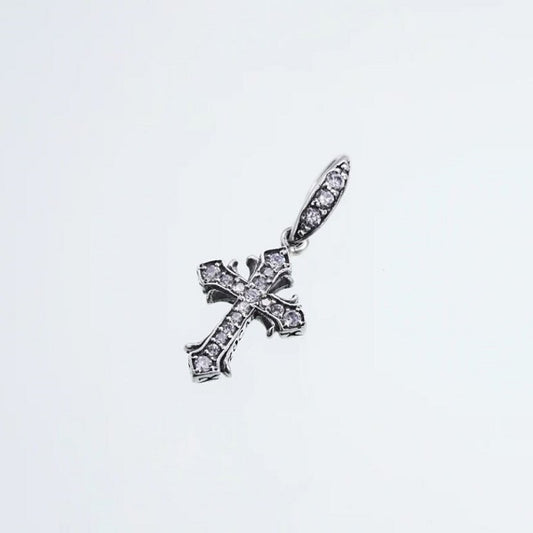 ZOCALO (ソカロ) リリー・クロス・フック・ピアス (ホワイトCZ) (シルバー925製) ZEG0013WCZ