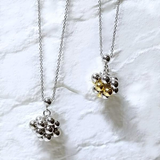 アンティエーレ Ball collection ネックレス ゴールドコンビ