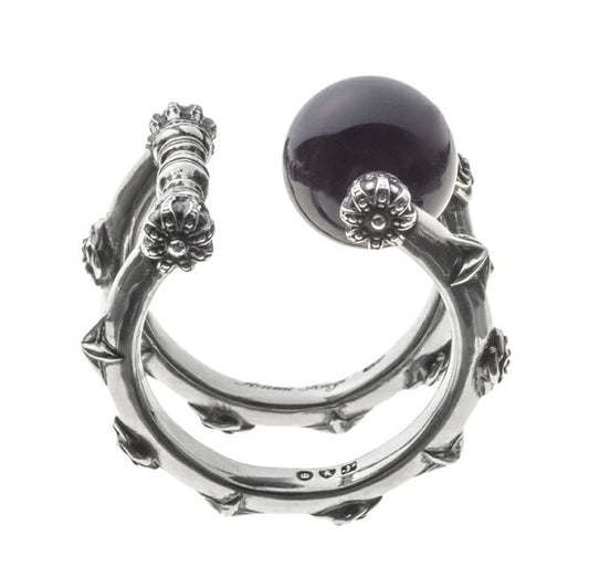 アルテミスキングス ARTEMISKINGS オニキスローズスターイヤーカフ 片耳分 AKE0130