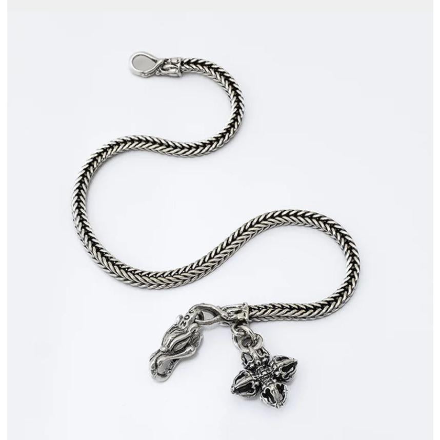 ZOCALO (ソカロ) チャームロック・ブレスレット:イーグル:ヘリンボーン (シルバー925製) ZBLS0030