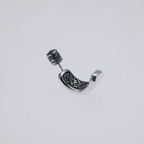 ZOCALO (ソカロ) 槌目 フープ ピアス ダブル ドージェ Hammered Texture Hoop Earring Double Dorje