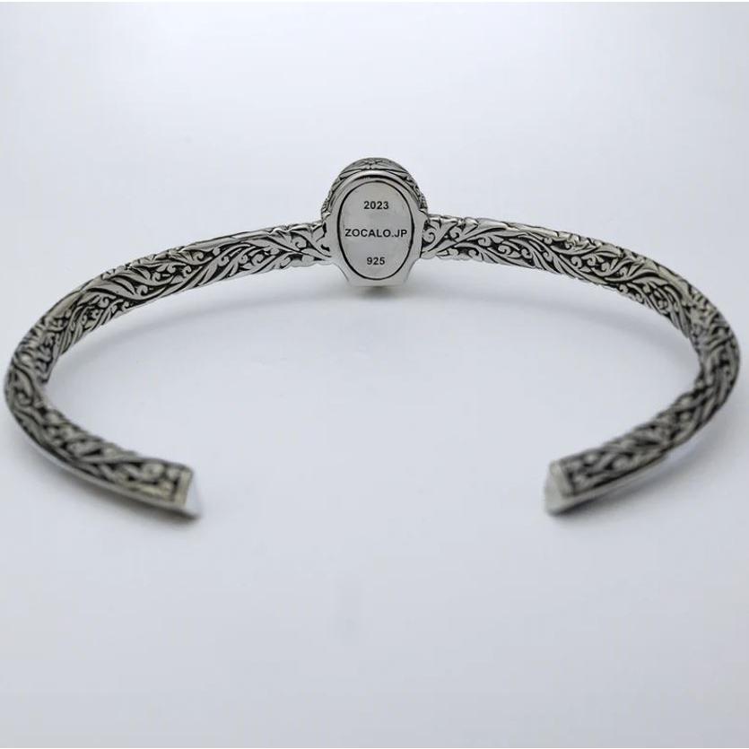 ZOCALO (ソカロ) チベタン・モンク・スカル・バングル (シルバー925製) ZBAG0004