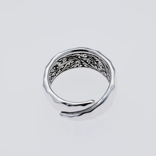 ZOCALO ソカロ 槌目 リング リーフ Hammered Texture Ring Leaf