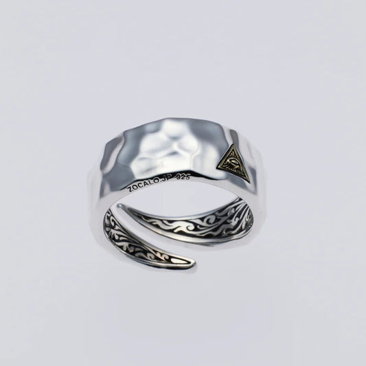 ZOCALO ソカロ 槌目 リング アイ オブ プロビデンス Hammered Texture Ring Eye of Providence
