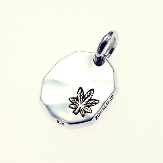ZOCALO ソカロ 槌目 プレート ペンダント リーフ Hammered Texture Plate Pendant Leaf