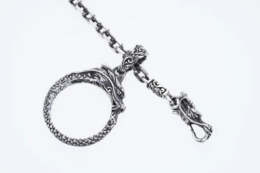 ZOCALO ソカロ ウロボロス ドラゴン ペンダント(L) Ouroboros Dragon Pendant (L)
