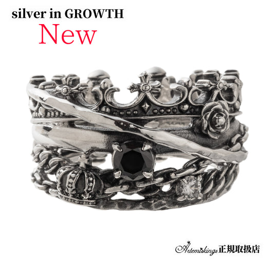 アルテミスキングス ARTEMISKINGS ミックスレイヤードリング 指輪 AKR0070