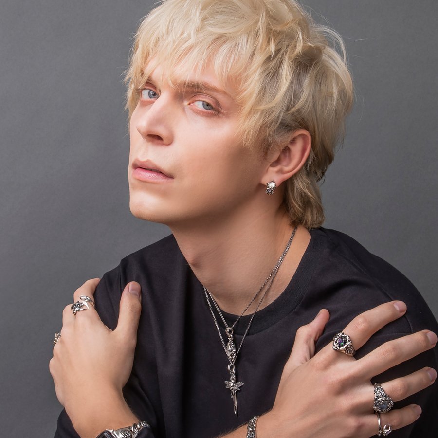 アルテミスクラシック ArtemisClassic ローズカットブルームーンピアス 片耳分 ACE0189