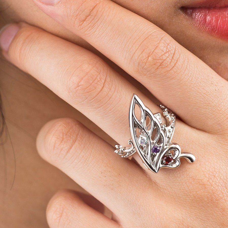 バタフライクラウンリング/ アルテミスキングス/ARTEMIS KINGS (シルバー925製) akr0040