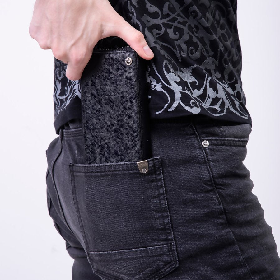 アルテミスクラシック Artemis Classic L字スリムサフィアーノロングウォレット メンズ ACW0018