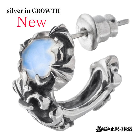 アルテミスクラシック ArtemisClassic ローズカットブルームーンピアス 片耳分 ACE0189