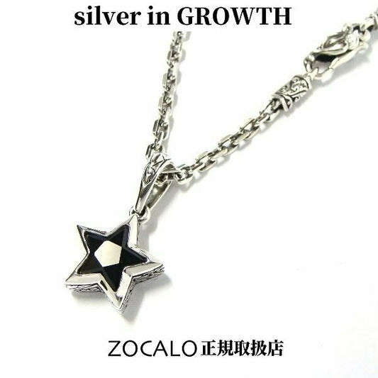 ZOCALO(ソカロ) ジュエルド・アイビー・スター・ペンダントトップ・ブラックCZ (シルバー製) ZZPDG0067BKCZ