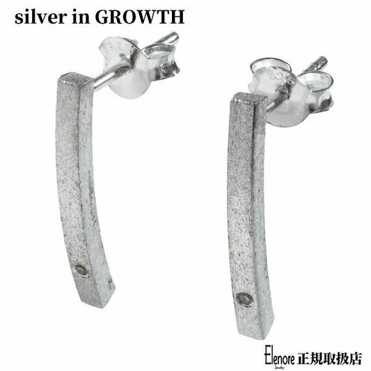 エレノアジュエリー/Elenore Jewelry 天然ダイヤモンドシルバーピアスL 両耳分 ELE0032
