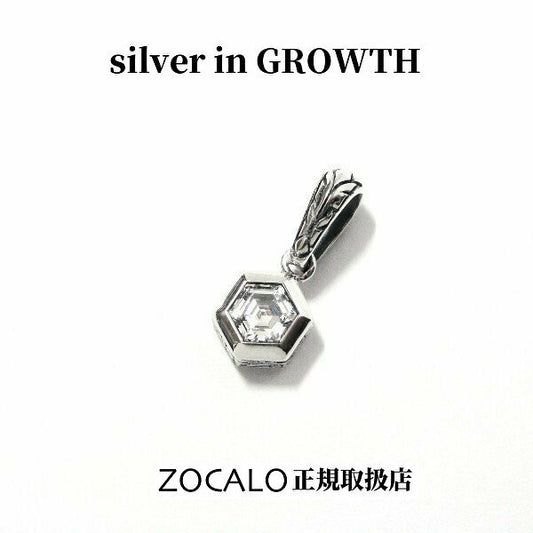 ZOCALO ソカロ ジュエルド・アイビー・ヘキサゴン・ペンダント・ホワイトCZ (シルバー925製) ZZPDG-0082WCZ