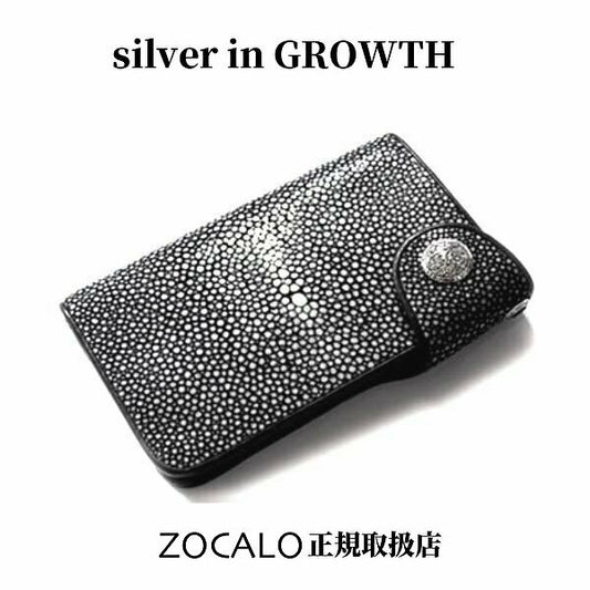 ZOCALO(ソカロ) ガルーシャ・ウォレットM (シルバー925製) ZWL-0016BK