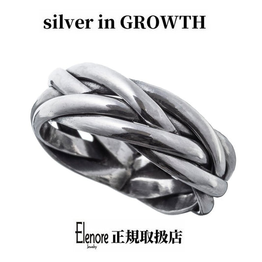 エレノアジュエリー/Elenore Jewelry 編み込みシルバーリング ELR0028