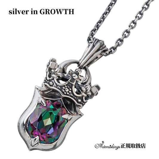 アルテミスキングス ARTEMISKINGS クラウンシールドペンダント ミスティッククォーツ AKP0132