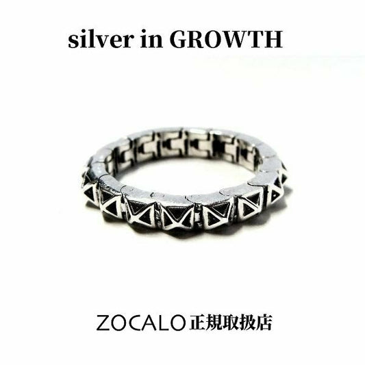 ZOCALO ソカロ タイニー・ピラミッド・スタッズ・リング・エッジド ZZRS-0020