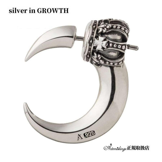 クレセントムーンピアス AKE0111 Crescent Moon Earring シルバーアクセサリー Silver jewelry