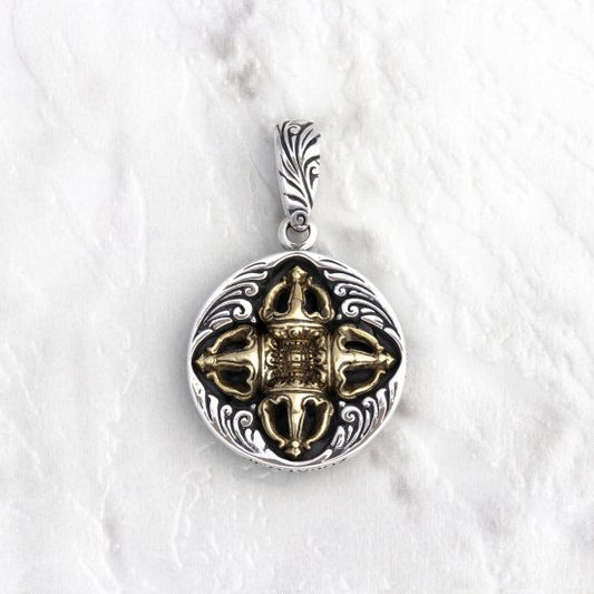 ZOCALO(ソカロ) ダブル・ドラゴン w/ クラウン・ダブル・ドージェ : Double Dragon w/ Crown Double Dorje ZPDS0115