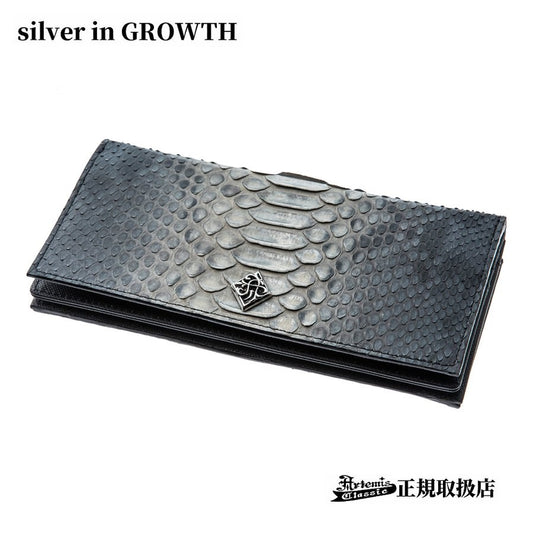 アルテミスクラシック ArtemisClassic グレーパイソンロングウォレット ACW0024