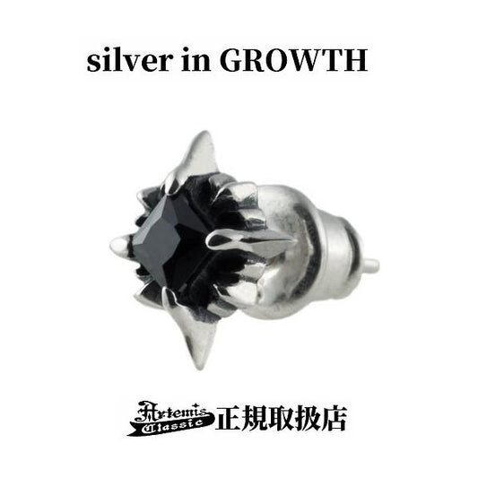 RAYピアスBK 片耳分 Artemis Classic アルテミスクラシック (シルバー925製) ace0087