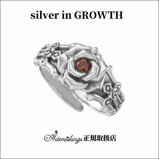 クリムゾンローズリング/アルテミスキングス/ARTEMIS KINGS (シルバー925製) akr0034