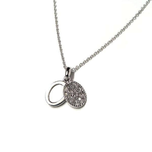 オーバルプレート シェルネックレス P8170 MOP