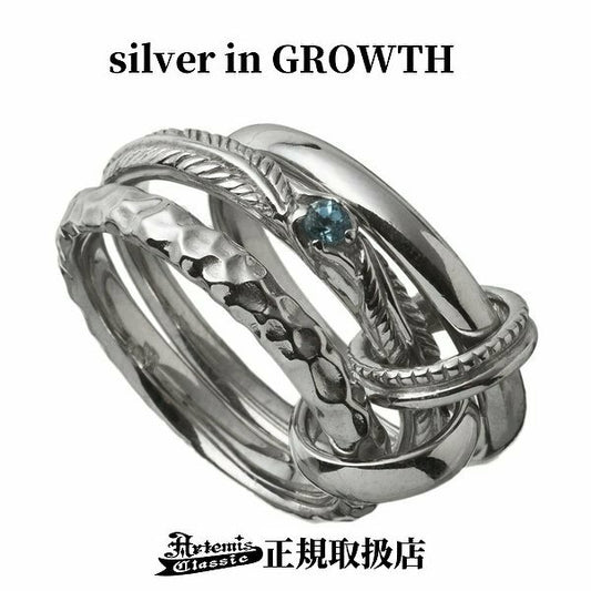 フェザーチェインリング/Artemis Classic/アルテミスクラシック (シルバー925製) acr0270 Feather chain ring
