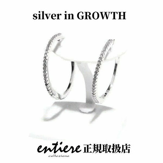 フルエタニティー フープシルバー ピアス 中折れタイプ(スモール)E10717-SS RH