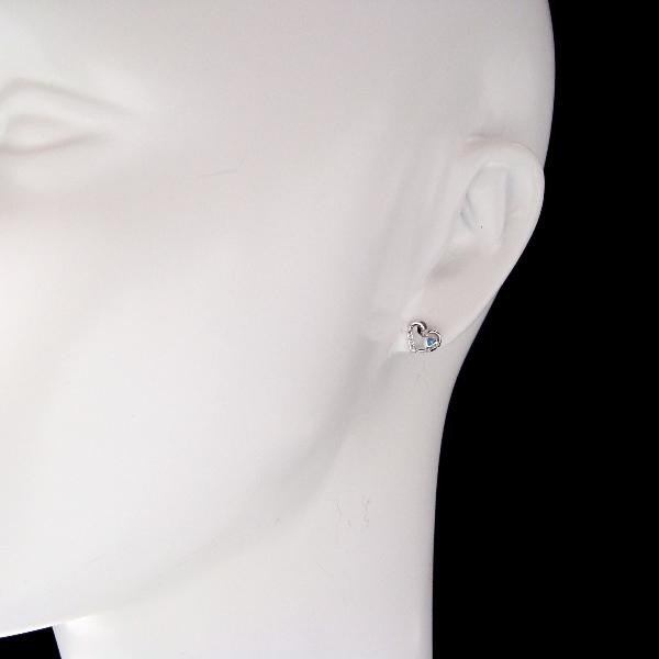 ハートモチーフ ミスティックジルコニアピアス E6895 mistic