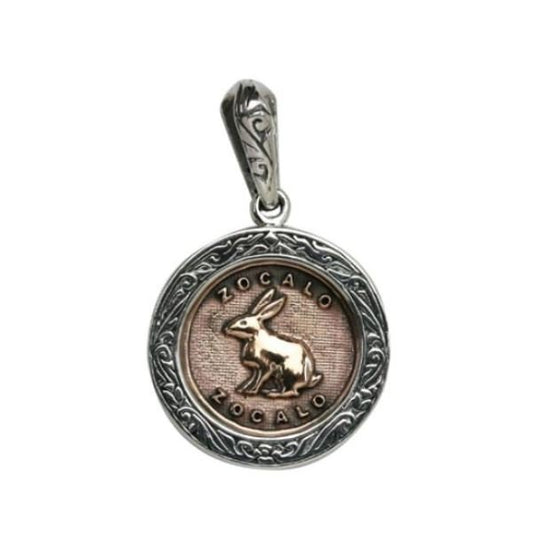 ZOCALO(ソカロ) 梵字ペンダント(マン・卯・文殊菩薩)(シルバー925製) ZZPDS-0050