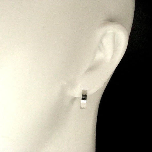 シンプル フープシルバー ピアス 中折れタイプ2 E11211 R/P