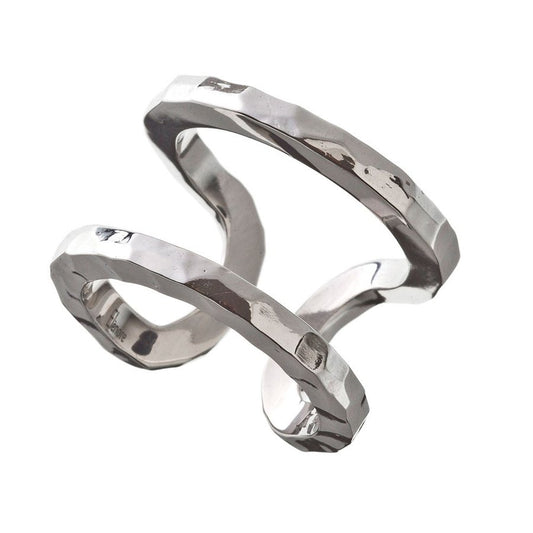 ダブルカフリングL/ Elenoreエレノア×ARTEMIS KINGSアルテミスキングス (シルバー925製) akelr0002