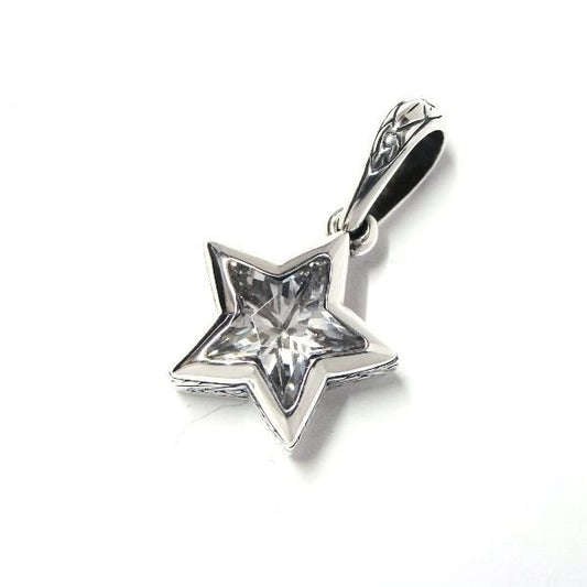 ZOCALO(ソカロ) ジュエルド・アイビー・スター・ペンダントトップ・ホワイトCZ (シルバー925製) ZZPDG0067WCZ