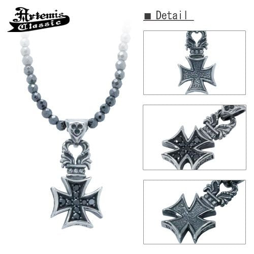 スモールフローラルアイアンクロスペンダント /Artemis Classic/アルテミスクラシック (シルバー925製) acp0266