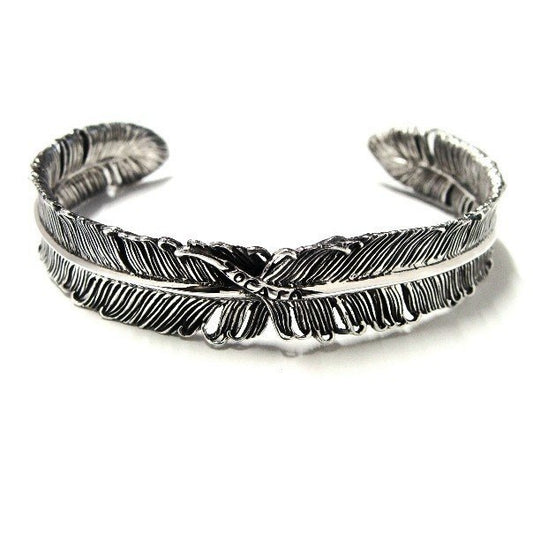 ZOCALO (ソカロ) フェニックス フェザー バングルM (シルバー925製) ZZBAS-0005