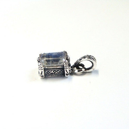 ZOCALO ソカロ イスラミック・スクエア・ペンダントS・レインボームーンストーン (シルバー950製) ZZTPDG-0464RMS