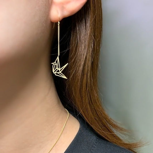 KANAME カナメ 折り鶴 / Oritsuru / 2p 和柄アクセサリー