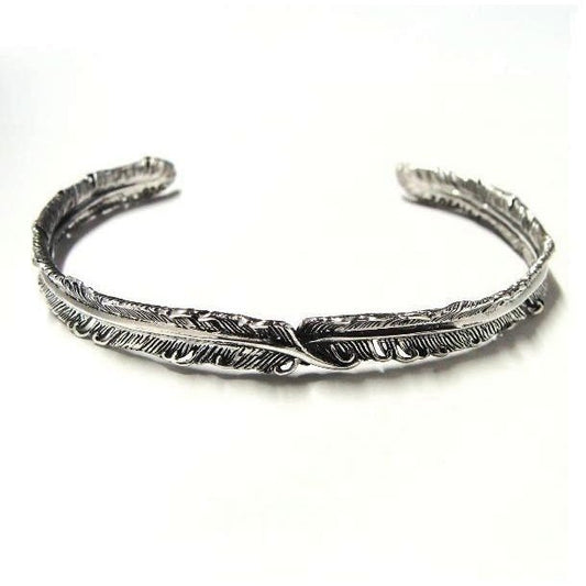 ZOCALO (ソカロ) フェニックス・フェザー・バングルS (シルバー925製) ZZBAS-0006