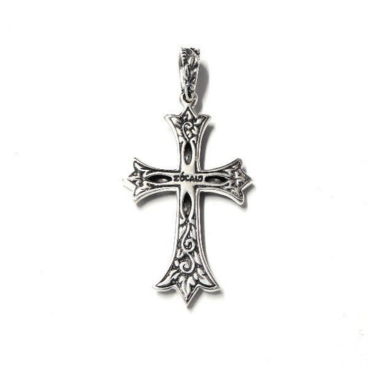 ZOCALO(ソカロ)マーカサイト・クロス・オン・クロス・ペンダントS・ホワイトCZ (シルバー950製) ZZPDG-0005WCZ