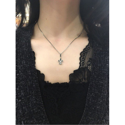 ZOCALO (ソカロ) リリー・チャーム・ブラックCZ (シルバー925製) ZZPDG-0052BKCZ