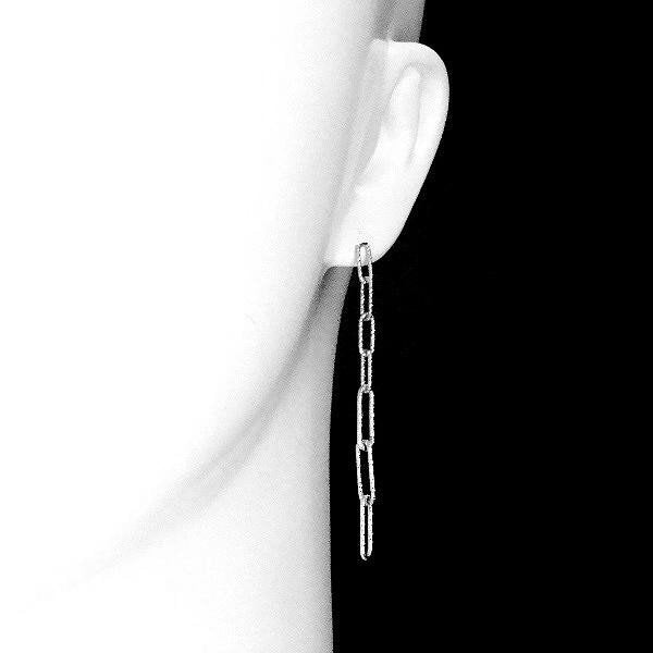 ロングチェーン シルバーピアス P202-770-R-F RH