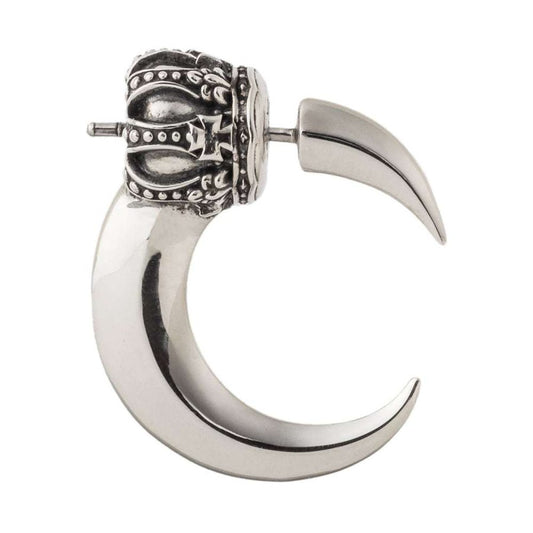 クレセントムーンピアス AKE0111 Crescent Moon Earring シルバーアクセサリー Silver jewelry